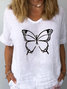 Butterfly Loose Casual Blouse