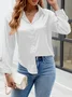 Plain Casual Loose Shirt