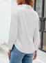 Plain Casual Loose Shirt