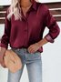 Plain Casual Loose Shirt