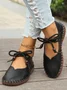 Plain Casual Pu All Season Shallow Shoes