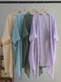 Others Cotton Casual Loose Kimono