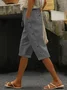 Casual Cotton And Linen Loose Pants