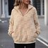 Casual Teddy Velvet Sweatshirt