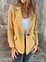 Shawl Collar Casual Jacket