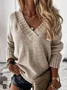 Loose Casual Yarn/Wool Yarn Sweater