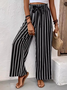 Striped Casual Loose Pants