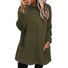 Women's Crew Neck Casual Midi H-Line Fluff Dress