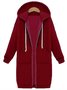 Cotton Casual Hoodie Coat