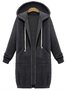 Cotton Casual Hoodie Coat