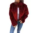 Stand Collar Loose Plain Casual Jacket