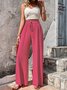 Casual Plain Loose Pants