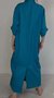 Loose Casual V Neck Plain Dress With No