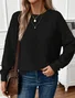 Crew Neck Casual Loose Sweater