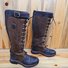 Plain Vintage Autumn Leather Outdoor Boots