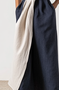 Linen Crew Neck Cotton And Linen Dress