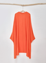 Loose Plain Linen Blouse