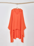 Loose Plain Linen Blouse