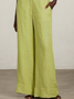 Linen Plain Two-Piece Set