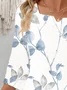 Women's Floral Print Casual Fashion Blouse