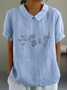 Cotton Elegant Loose Blouse