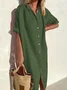 Women's Spring Casual Shirt Dress