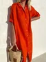 Women's Spring Casual Shirt Dress