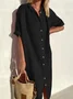 Women's Spring Casual Shirt Dress