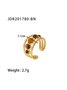 Gemstone 18k Gold Plated Ring