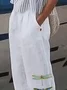 Women's Dragonfly Print Casual Pants