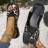 Summer Geometric Ethnic Gladiator Sandals