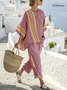 Crew Neck Casual Two-Piece Set