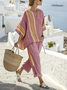 Crew Neck Casual Two-Piece Set