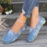 New Denim Moccasins Shallow Mouth Slip-on Flat Shoes