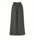 Women's  H-Line Wide Leg Pants Daily Going Out Pants Yellow Casual Pocket Stitching Plain Spring/Fall Pants