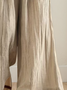Casual Straight linen-cotton Pants