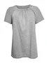 Women Plain Crew Neck Casual Short Sleeve T-shirt