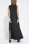 Women's Sleeveless Summer Khaki Plain Split Joint V Neck Daily Going Out Casual Maxi A-Line Fit & Flare Dress Dress