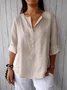Casual Cotton Regular Fit Plain Shirt