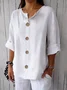 Women's Classic Button Casual Shirt