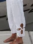 Casual Plain Baggy Pants