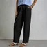Women's  Elastic Waist H-Line Wide Leg Pants Daily Going Out Pants White Casual Split Joint Plain Spring/Fall Pants