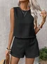 Casual Linen Two-Piece Set