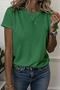 Women Animal Crew Neck Vintage Short Sleeve T-shirt