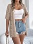 Lace Hollow Out Street Kimono