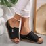 Leather Vintage Plain Sandal