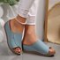 Leather Vintage Plain Sandal