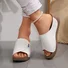 Leather Vintage Plain Sandal