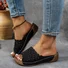 Vintage Summer Leather Floral Sandal