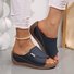 Leather Vintage Plain Sandal